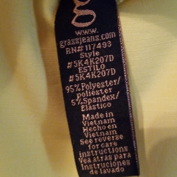 Grass Collection Yellow Top - Picture 5 of 7